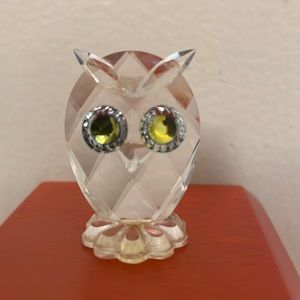 Swarovski Crystal Miniature Owl Figurine